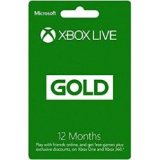 Microsoft XBOX Live 12 months Membership - Worldwide 